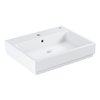 Grohe Cube keramiek wastafel 60x49 cm Met kraangat Pureguard wit SW205866 Grohe Cube keramiek wastafel 60x49 cm Met kraangat Pureguard wit SW205866