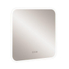 Crosswater Svelte Spiegel - 60x60cm - met LED verlichting rondom - aluminium (zilver) SW487439