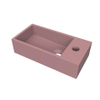 Arcqua Flair lave-mains - 36x18x9cm - marbre de synthèse - 1 trou de robinet - à droite - rose mat SW1474767