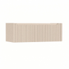 H&R Badmeubelen Juice Wastafelonderkast - 120x45x40cm - rechterhoek afgerond - 2 lades - geïntegreerde greep - Merino SW1489862