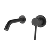 Wiesbaden Ribbd Mitigeur lavabo encastré à levier unique avec coldstart complet noir mat SW632108