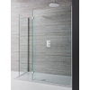 Crosswater Design New inloopdouche met hoekpaneel 90x195cm zilver profiel helder glas SW276817 Crosswater Design New inloopdouche met hoekpaneel 90x195cm zilver profiel helder glas SW276817