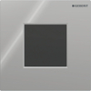 Geberit Type01 urinioir bedieningsplaat - batterij - vierkant - glans chroom SW1237062