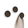 Umbra Hub handdoekhaak 7x7x7cm Essen hout Zwart/walnoot SW539325 Umbra Hub handdoekhaak 7x7x7cm Essen hout Zwart/walnoot SW539325