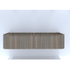 H&R badmeubelen Juice Meuble sous vasque - 180x45x40cm - angles arrondis - 2 tiroirs - poignée intégrée - charleston SW867601