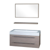 Differnz Force1000 set de meuble de salle de bain 100x49x48cm MDF 1 trou pour robinet avec miroir Chêne SW21876 Differnz Force1000 set de meuble de salle de bain 100x49x48cm MDF 1 trou pour robinet avec miroir Chêne SW21876