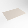 Mondiaz TOP 30 Topblad - 50x30x0.9cm - geschikt voor afdekplaat - Solid surface - Linen SW1020901