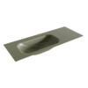 Mondiaz BIG small Army solid surface inbouw wastafel 120cm links SW429665 Mondiaz BIG small Army solid surface inbouw wastafel 120cm links SW429665