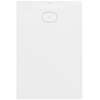 Villeroy & Boch Ecora douchebak - 120x80x3.5cm - afvoer korte zijde - stone white (wit) SW1558947