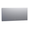 BRAUER Jasper spiegel – 140x70 cm – directe LED boven – dimbaar, touchbediening – Aluminium SW278185
