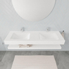 MONDIAZ ALAN 150cm badmeubel solid surface planchet talc Vrijhangende wastafel cloud dubbel 2 kraangaten kleur talc SW408723 MONDIAZ ALAN 150cm badmeubel solid surface planchet talc Vrijhangende wastafel cloud dubbel 2 kraangaten kleur talc SW408723