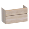 BRAUER Delight Meuble sous vasque 119x45.5x60cm 2 tiroirs Chêne massif assemblage lamello brossé White Oak SW523033 BRAUER Delight Meuble sous vasque 119x45.5x60cm 2 tiroirs Chêne massif assemblage lamello brossé White Oak SW523033