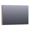 Saniclass Plain Spiegelkast 99x70x15cm Legno Viola SW393020 Saniclass Plain Spiegelkast 99x70x15cm Legno Viola SW393020