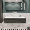 MONDIAZ LUSH 120cm badmeubel antracite 1 lade wastafel cloud midden zonder kraangat SW409412 MONDIAZ LUSH 120cm badmeubel antracite 1 lade wastafel cloud midden zonder kraangat SW409412