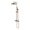 Brauer Copper Edition Colonne de douche mural 30cm avec douchette ronde Cuivre brossé PVD SW374484 Brauer Copper Edition Colonne de douche mural 30cm avec douchette ronde Cuivre brossé PVD SW374484