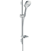 Hansgrohe Raindance Select E Doucheset - 120 - 3jet - met Unica - glijstang 65 cm en zeepschaal - hoogglans chroom GA20100