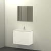 Qisani Slim badmeubelset 80x40x62 met spiegel met softclose wit mat 1 kraangat SW276951 Qisani Slim badmeubelset 80x40x62 met spiegel met softclose wit mat 1 kraangat SW276951