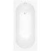 Villeroy & Boch Oberon kunststof bad quaryl ovaal - 160x75x45cm - inclusief poten - Stone White (mat wit) SW454543