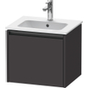 Duravit Ketho.2 Wastafelonderkast - 51x42x44cm geschikt - voor 1 waskom - spaanplaat - grafiet mat SW772955
