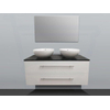 Saniclass Exclusive Line 120 badmeubel met 2 waskommen black diamond met spiegel SW2331 Saniclass Exclusive Line 120 badmeubel met 2 waskommen black diamond met spiegel SW2331