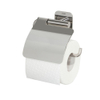 Tiger Colar Toiletrolhouder - met klep - zelfklevend - gepolijst RVS SW106826