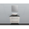 Saniclass Exclusive Line Meuble avec miroir 60cm avec 1 vasque à poser Blanc brillant SW2339 Saniclass Exclusive Line Meuble avec miroir 60cm avec 1 vasque à poser Blanc brillant SW2339