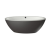 Xenz Britt vrijstaand bad 190x94x60 bicolor edelweiss/antraciet met afvoer/overloopcombinatie oud koper SW380221 Xenz Britt vrijstaand bad 190x94x60 bicolor edelweiss/antraciet met afvoer/overloopcombinatie oud koper SW380221