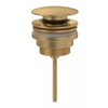Villeroy & Boch Universal afvoerplug - push to open - Rond - matt brushed gold (goud) SW974768