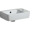 Geberit Renova Compact fontein - met kraangat rechts - met overloop - 40x25x15cm - compact - wit SW417365