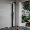 Fortifura Outdoor Original Vrijstaande Buitendouche - RVS 316 - handdouche - mat zwart TWEEDEKANS OUT13037