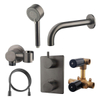 Wiesbaden Caral Robinet baignoire à encastrer Gunmetal brossé SW539725