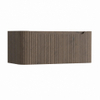 H&R Badmeubelen Juice Wastafelonderkast - 100x45x40cm - afgeronde hoeken - 3D-front - 1 lade - geïntegreerde greep - tucson oak SW1259189
