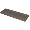 INK Dock wastafel - 120x40x6cm - 1 wasbak - 0 kraangaten - Quartz beton SW352226