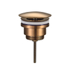 Wiesbaden UniMatch bouchon de vidange ouverte 5/4'' cuivre bronze brossé PVD SW972115