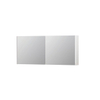 INK SPK1 spiegelkast – 140x60x14 cm – 2 deuren, dubbelzijdige spiegeldeuren – Hoogglans wit SW493866