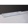 Forzalaqua Plateau plan vasque 120.5x51.5x3cm Rectangulaire Pierre naturelle Carrara poli SW230690