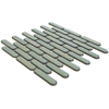 The Mosaic Factory Sevilla mozaïektegel - 30x30cm - 6mm - ovaal - glans light green (groen) SW716262