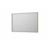 INK SP32 miroir - 120x4x80cm rectangulaire dans cadre en acier incl LED indirecte - chauffage - changement de couleur - dimmable et interrupteur - inox brossé SW955870