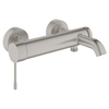 GROHE Essence Mitigeur de baignoire avec inverseur avec raccords Supersteel SW701890