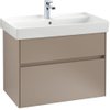 Villeroy & Boch Collaro meubelwastafel 80x47cm met overloop 1 kraangat wit SW358322 Villeroy & Boch Collaro meubelwastafel 80x47cm met overloop 1 kraangat wit SW358322