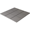 The Mosaic Factory London mozaïektegel - 30x30cm - 6mm - vierkant - R11 - mat dark grey (antraciet) SW1235299