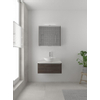 Bruynzeel Giro badmeubelset 49x75x46cm 1 wasbak 1 lade met spiegelkast met softclose composite gladstone SW384230 Bruynzeel Giro badmeubelset 49x75x46cm 1 wasbak 1 lade met spiegelkast met softclose composite gladstone SW384230