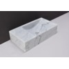 Forzalaqua Venetia carrara marmer Gepolijst 40X22X10cm 0Xø36mm, L SW369778 Forzalaqua Venetia carrara marmer Gepolijst 40X22X10cm 0Xø36mm, L SW369778
