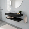 MONDIAZ ALAN 100cm badmeubel solid surface planchet urban Vrijhangende wastafel cloud links 1 kraangat kleur urban SW408827 MONDIAZ ALAN 100cm badmeubel solid surface planchet urban Vrijhangende wastafel cloud links 1 kraangat kleur urban SW408827