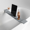 Mondiaz EASY Pont baignoire - 86x12.5x4.2cm - solid surface - Plata SW1026195