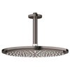 Grohe Rainshower hoofddoucheset: hoofddouche Ø31cm met douchearm plafondmontage 14.2cm hard graphite SW98876 Grohe Rainshower hoofddoucheset: hoofddouche Ø31cm met douchearm plafondmontage 14.2cm hard graphite SW98876