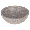 Differnz Boomer Vasque à poser - 21x12cm - rond - Marbre - Gris SW1405343