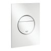 Grohe Nova cosmopolitan 2-knops S-size bedieningsplaat wit SW107651 Grohe Nova cosmopolitan 2-knops S-size bedieningsplaat wit SW107651