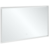 Villeroy & Boch Subway 3.0 spiegel - 130x75cm LED licht rondom - mat zilver SW641543