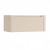 H&R Badmeubelen Juice Wastafelonderkast - 100x45x40cm - rechterhoek afgerond - 1 lade - geïntegreerde greep - Merino SW1489090